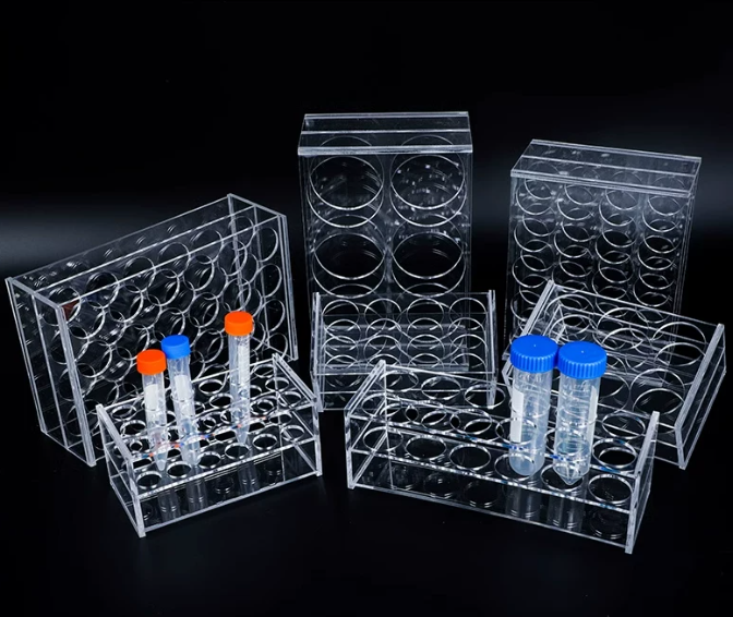 Blue acrylic display component
