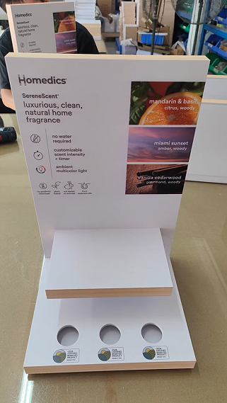 Curved acrylic cover samples