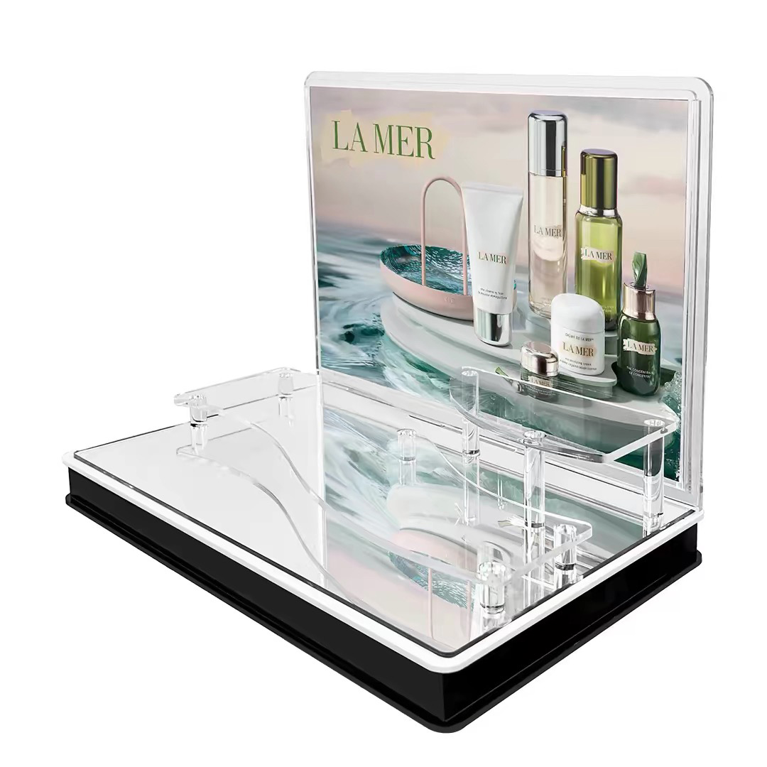 Acrylic cosmetic display case