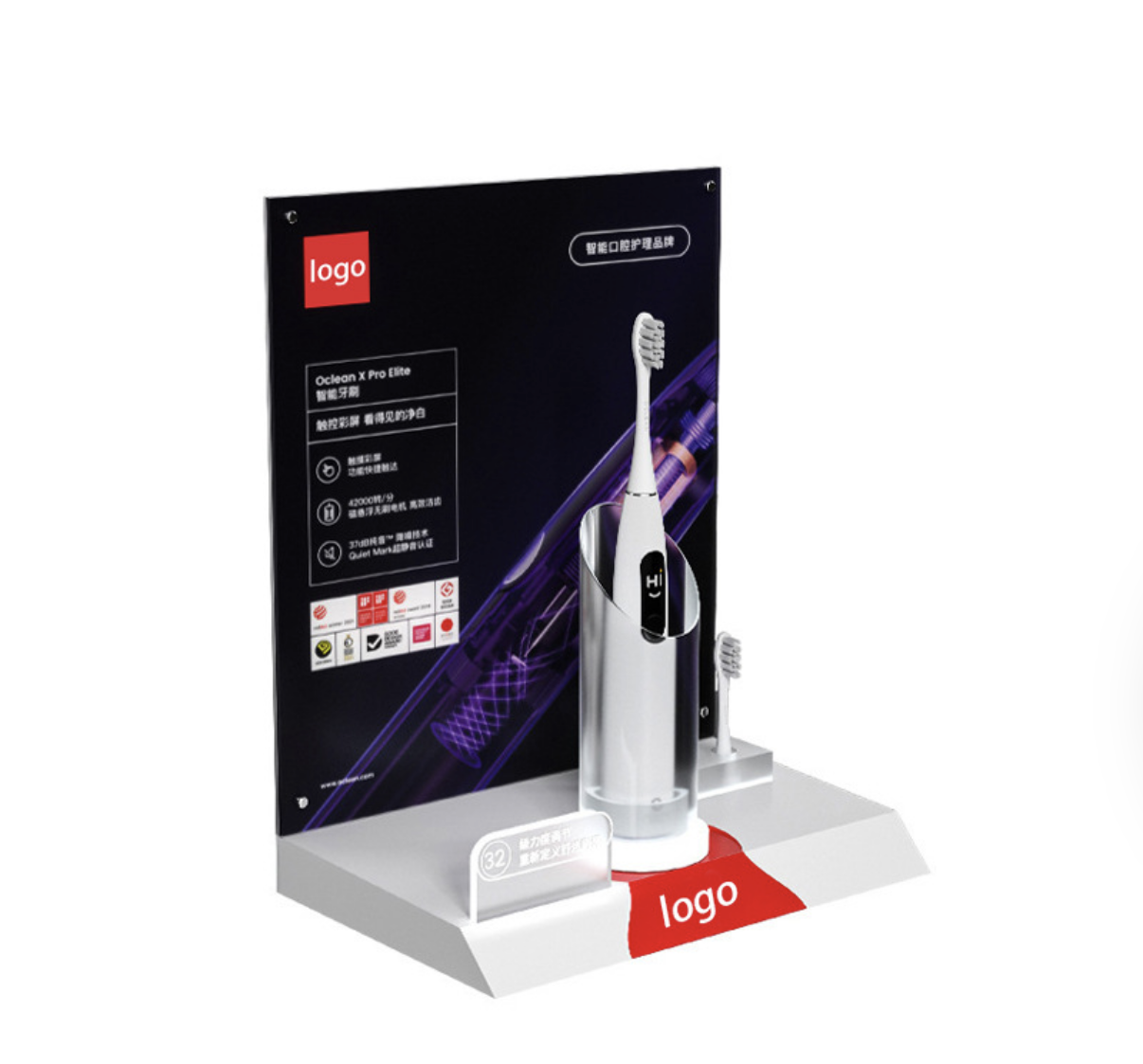 Clear acrylic stand